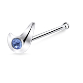 Stone Set Bone Nose Stud NSKD-775